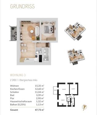 Foto - Frisch sanierte 2ZKB-Wohnung mit Balkon nach Energiestandard 55EE