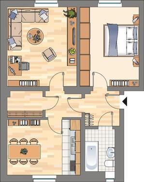 Foto - Etagenwohnung zur Miete in Dortmund