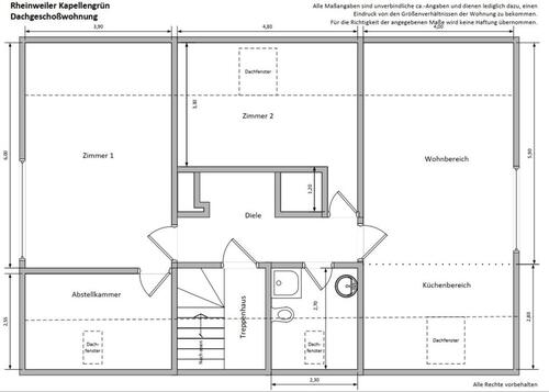 Foto - 2-3‑Zimmer‑Dachgeschosswohnung mit viel Licht und Charme