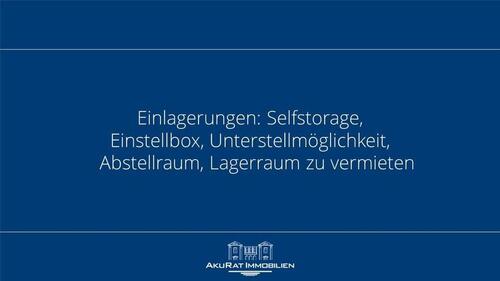 Foto - Lagerfläche, Self Storage, Einlagerungsmöglichkeit in Weilheim zu vermieten