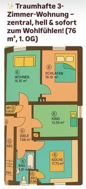 Foto - 3 Zimmer Wohnung zum Wohlfühlen