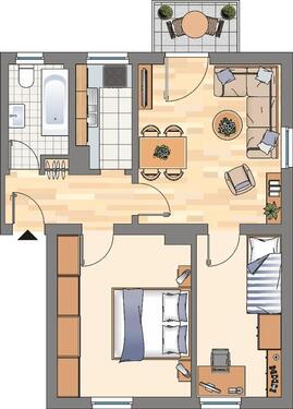 Foto - 2-Zimmer-Wohnung in Dortmund Bodelschwingh