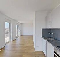 Besonders geschnittene 2-Zimmer-Wohnung mit EBK und BALKON im Neubauquartier FIELD 4 - Mannheim Neckarstadt-Ost