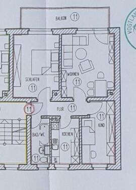 Foto - Etagenwohnung in Treuen zur Miete