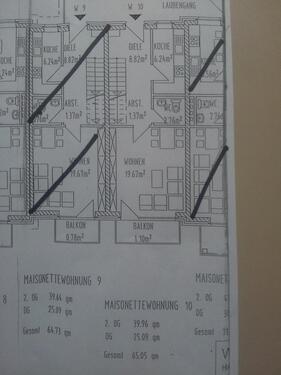 Foto - 2 Zimmer Maisonettenwohnung zur Miete in Grimma