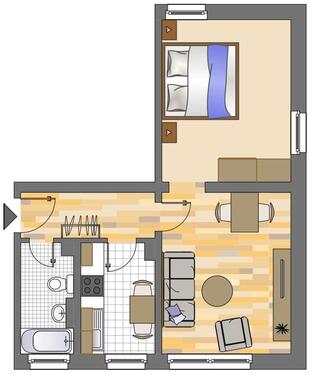 Foto - 2 Zimmer Etagenwohnung in Dortmund