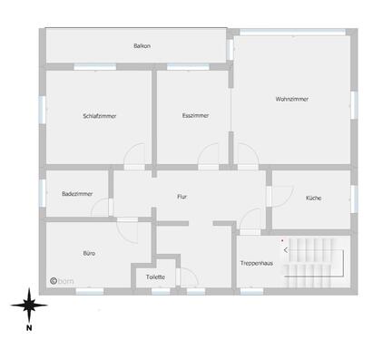 Foto - Mietwohnung 3,5-Zimmer - 1.200,00&nbsp;EUR Kaltmiete, ca.&nbsp; 110,00&nbsp;m&sup2;