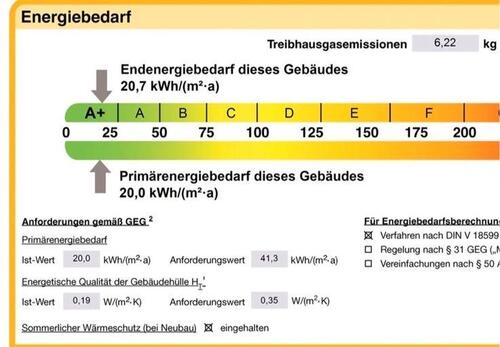 Foto - Moderne 3 Zimmer-Wohnung im 1. OG mit Garten , Energie A+