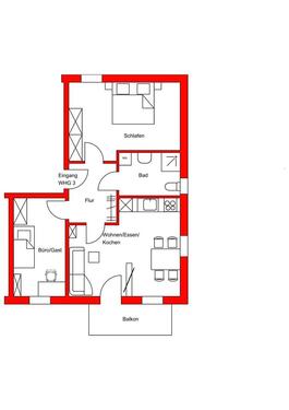 Foto - Neubau-Wohnung in Weiden - 1.OG