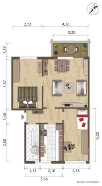 Foto - 3 Zimmer Etagenwohnung zur Miete in Hoyerswerda
