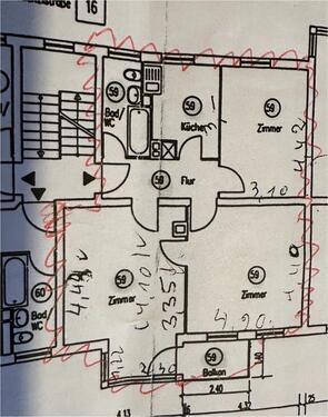 Foto - 3 Zimmer Wohnung - 1.030,00&nbsp;EUR Kaltmiete, ca.&nbsp; 73,00&nbsp;m&sup2;