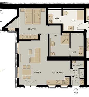 Foto - 5 Zimmer Etagenwohnung zur Miete in Kirchhundem