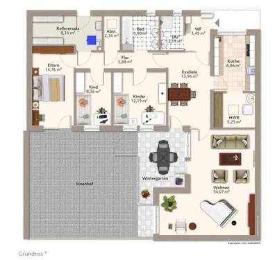 Foto - 4 Zimmer Einfamilienhaus zur Miete in Kiel