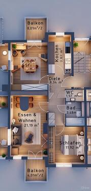 Foto - 3 Zimmer Etagenwohnung in Naumburg (Saale)