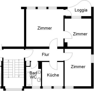 Foto - 3 Zimmer Etagenwohnung zur Miete in Osnabrück