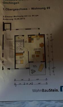 Foto - Attraktive 2 Zimmer Wohnung mit 64 m2 und großzügigem Balkon