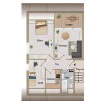 3 Zimmer KÜ BAD, Dachterrasse, Keller, Stellplatz - Rheinmünster