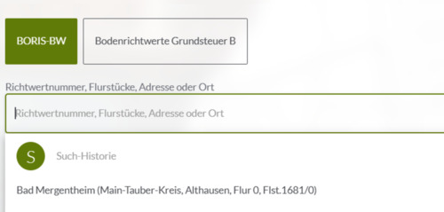Foto - Freizeitgrundstück Bad Mergentheim in leichter Hanglage