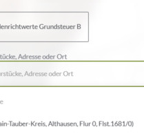 Freizeitgrundstück Bad Mergentheim in leichter Hanglage