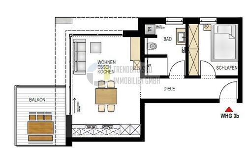 Foto - Etagenwohnung in Burgrieden zur Miete