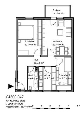 Foto - 3 Zimmer Etagenwohnung in Hannover