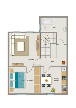 Foto - 2 Zimmer Etagenwohnung zur Miete in Kamen