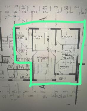 Foto - 4-Zimmer Wohnung - 800,00 EUR Kaltmiete,