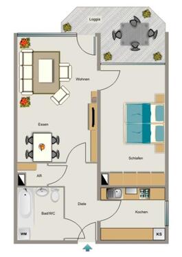 Foto - 2.5 Zimmer Etagenwohnung zur Miete in Kamen