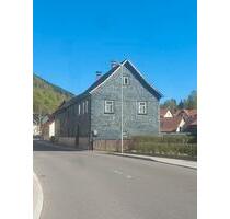 altes Bauernhaus mit Nebengebäuden und großem Grundstück - Steinbach-Hallenberg