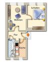Foto - 2 Zimmer Etagenwohnung zur Miete in Freiberg