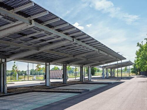 Foto - Carports- überdachte Abstellplätze-Garage-Parkplatz