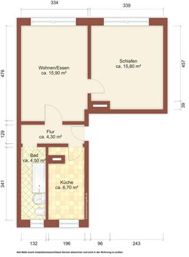 Foto - Etagenwohnung in Weißwasser (Oberlausitz) zur Miete