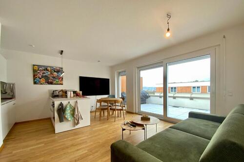 Foto - Moderne 2 -Zimmer-Dachgeschosswohnung inkl. EBK und großzügiger Dachterrasse