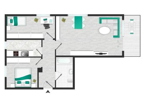 Foto - 3 Zimmer Etagenwohnung zur Miete in Dresden