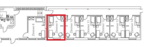 Foto - Ein helles Zimmer mit Hochebene im ruhigen Gemeinschaftshaus