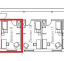 Ein helles Zimmer mit Hochebene im ruhigen Gemeinschaftshaus - Duisburg Duisburg-Mitte