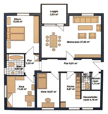 Foto - 4 Zimmer Etagenwohnung zum Kaufen in Darmstadt