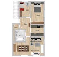 3 Zimmerwohnung zu vermieten - 770,00&nbsp;EUR Kaltmiete, ca.&nbsp; 75,00&nbsp;m&sup2; in Wain (PLZ: 88489)