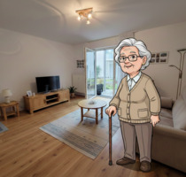 Seniorenwohnung 1-Zimmer-Appartement mit Terrasse in Murr - Steinheim an der Murr