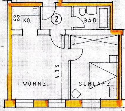 Foto - 2 Zimmer Hochparterre in Neustadt in Sachsen