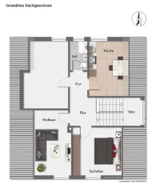 Foto - 5 Zimmer Dachgeschoßwohnung zur Miete in Gütersloh