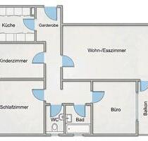 Von Privat 4-Zimmer-Wohnung Kranichstein - Darmstadt Darmstadt-Nord