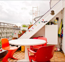 Zwischenmiete Helles 80qm-Appartment, Dachterasse Berlin Neukölln