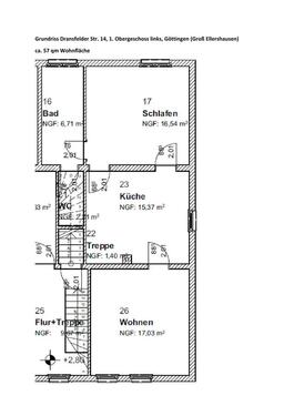 Foto - 2 Zimmer Etagenwohnung zur Miete in Göttingen