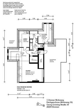 Foto - 3 Zimmer Altbaueigentumswohnung mit großer Dachterasse