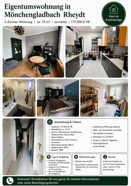 Foto - Wohnung 3 Zimmer - 172.000,00&nbsp;EUR Kaufpreis, ca.&nbsp; 74,00&nbsp;m&sup2;