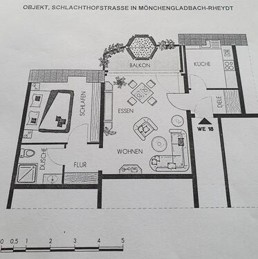 Foto - Klein Dachgeschosswohnung in der 4.Etage