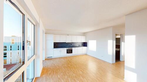 Foto - 3-Zimmer-Erdgeschosswohnung mit Einbauküche und Terrasse