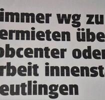 wg zimmer innen stadt über Jobcenter oder Arbeit warm 480komplett - Reutlingen