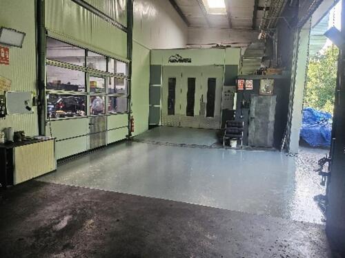 Foto - Autolackierhalle Betrieb Autob. Darmstadt Weiterstadt in guter Lage…